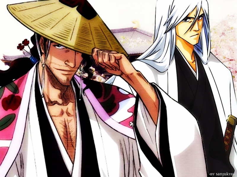 Shunsui Kyōraku, Jūshirō Ukitake, Bleach, 720P