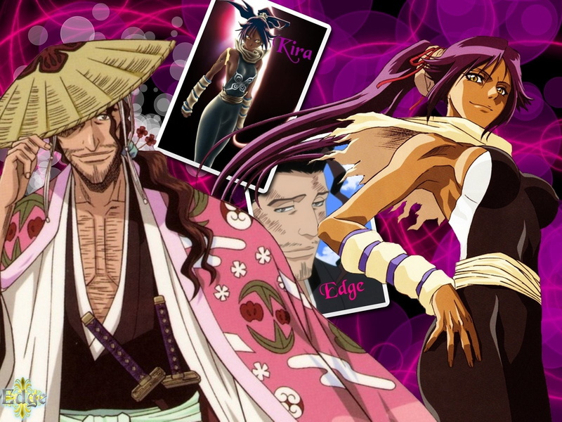 Shunsui Kyōraku, 720P, Bleach, Yoruichi Shihôin