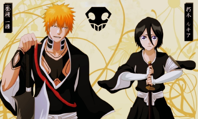 disguise, representation, rukiya, standing, leisure activity, 1080P, itchigo, people, two people, men, kuchiki rukia, women, celebration, three quarter length