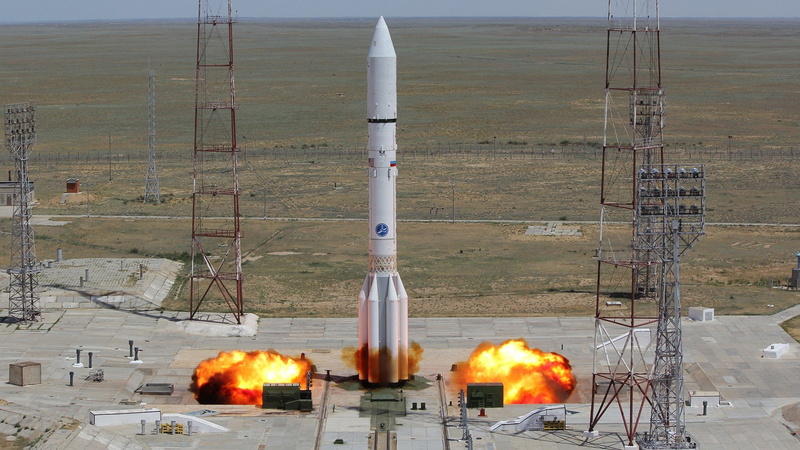 1080P, roscosmos, Baikonur Cosmodrome, rocket