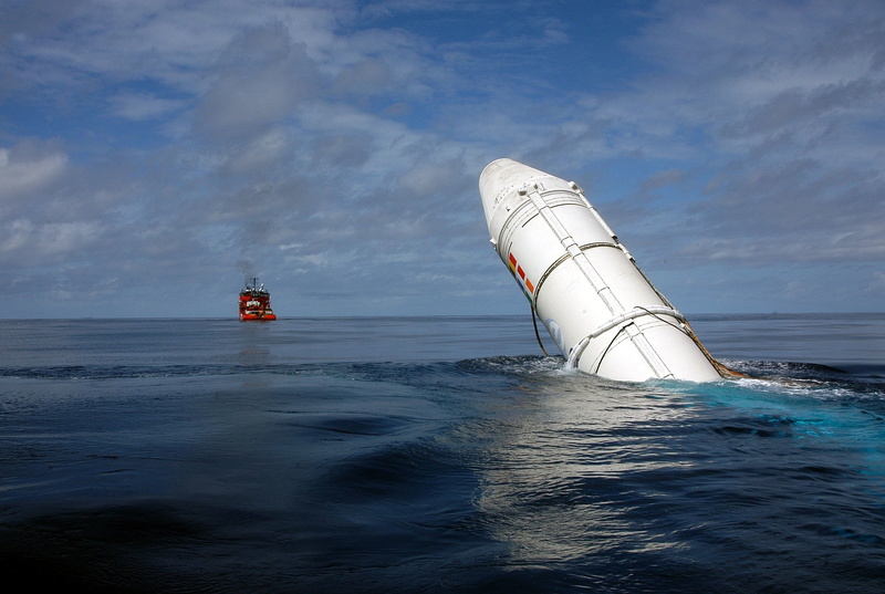 recovering, 2K, ariane, booster, 2980x2000, sea
