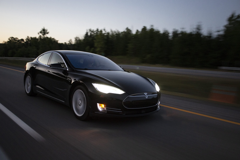 new, tesla model, engine, mode of Transport, highway, black Color, editorial, street, car, motion, outdoors, electic car, luxury, motion blur, traffic