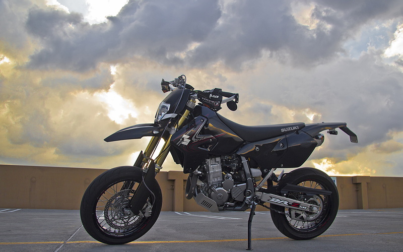 fast, sm, 4K, power, dirt, drz, suzuki, speed, motorcycle, black