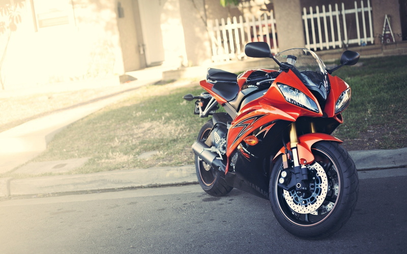 orange, cool, fast, yamaha, pose, 2K, r