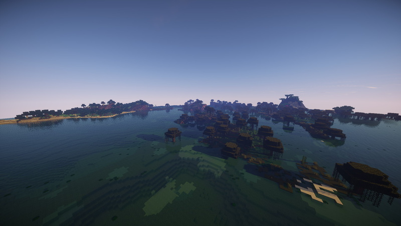 water, lava, Minecraft, 1080P, sea, mountains, Sun
