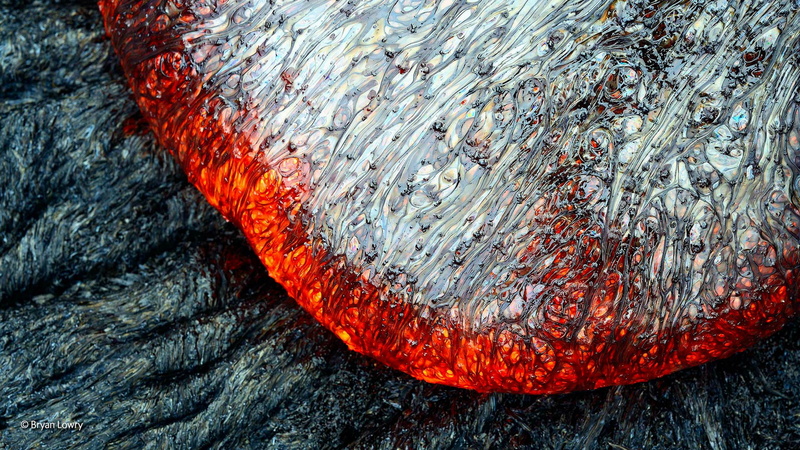 no people, rough, 1080P, still life, high angle view, close-up, water, flowing, solid, pattern, lava, day, volcano, artwork, textured, red, nature, rock - object