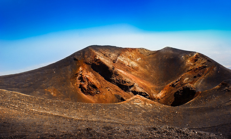 sand, mediterranean, rock - object, crater, sunset, desert, day, panoramic, photography, non-urban scene, blue sky, land, tranquil scene, arid climate