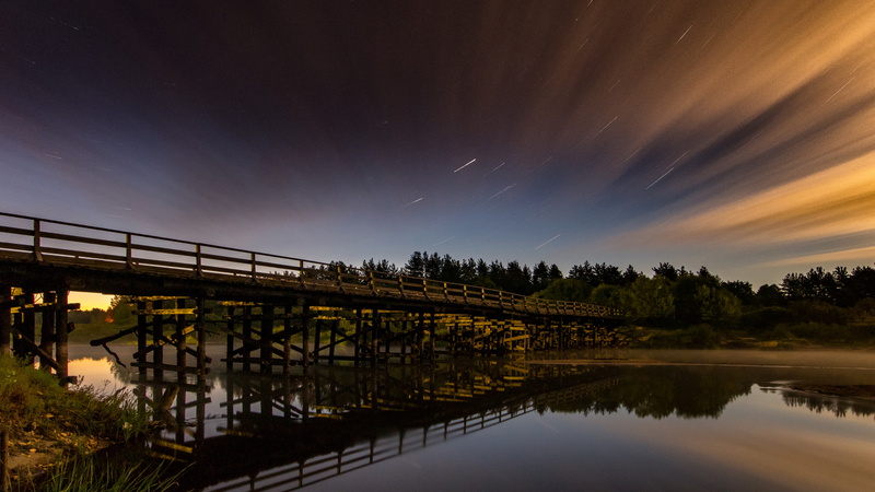 built structure, outdoors, river, long exposure, long exposure photography, star trails, 4K, evening, lake, connection, reflection lake, nature, pra river