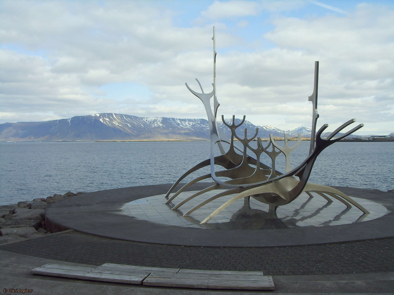 no people, day, tranquil scene, cloud - sky, the sun voyager, water, non-urban scene, mountain, land, transportation, nature, island, beauty in nature