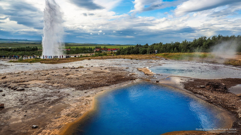 iceland, Nature, strokkur, 2K, reykjavik, geyser, near
