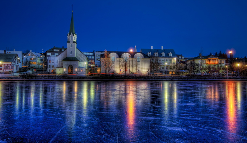 church, religion, spire, river, white, no people, winter, night, old, building Exterior, sky, built Structure, cathedral, architecture, travel Destinations
