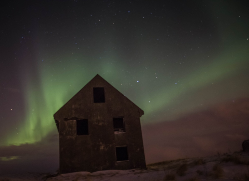 4K, old, night sky, space, sky, aurora borealis, iceland, beauty in nature, no people, northern light, star - space, star, galaxy, building, built structure