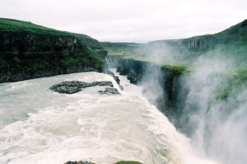 mist, nature, 1080P, landscape, waterfall, gullfoss