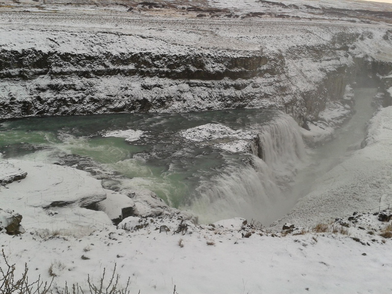 near, island, gullfoss, body, waterfalls, wasserfall, iceland, icel, nature and landscapes, water, 2K