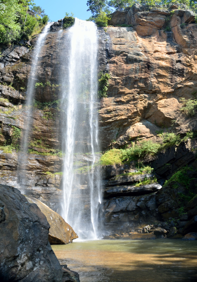 canyon, day, Georgia, landscape, power in nature, land, spray, motion, beauty in nature, scenic, falling water, stream, outdoors, forest, 4K, cliff, wilderness