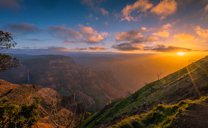 daytime, travel, mountain, beauty In Nature, beautiful, scenics, nature, kauai, Morning, Hike, sunset, outdoors, hiking, forest, valley, colorful, landscape