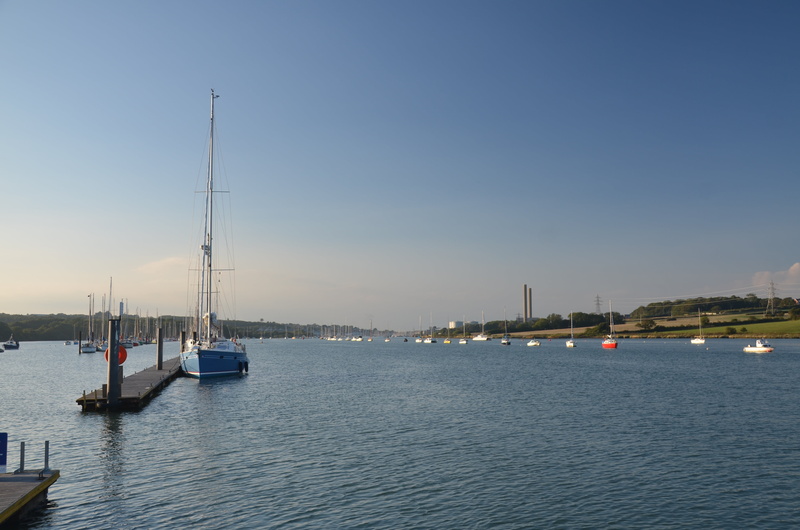 nautical vessel, uk, sailing, no people, mast, waterfront, outdoors, clear sky, pole, architecture, england, isle of wight, sailboat, sea, mode of transportation