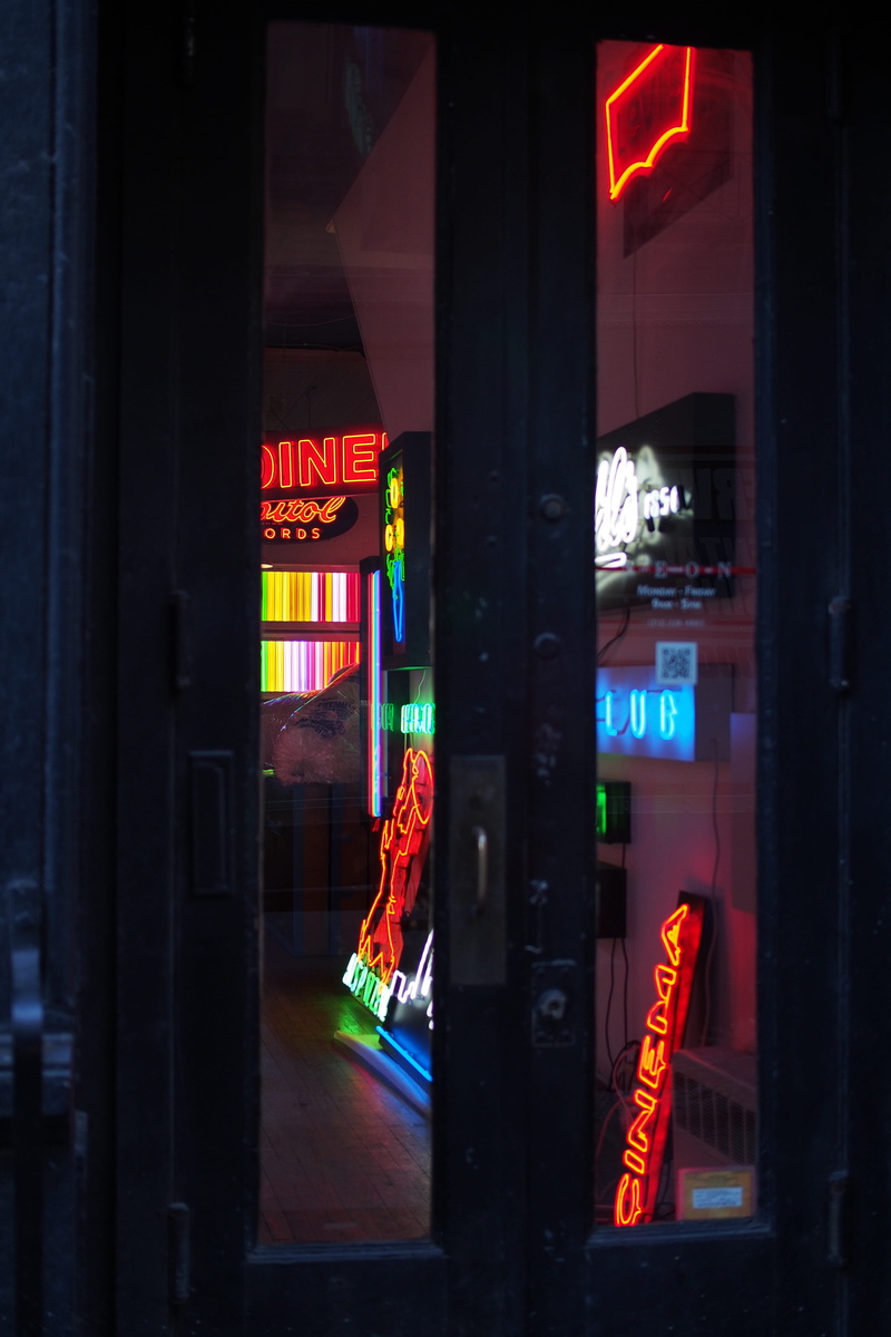 window, communication, glow, united states, new york city, transparent, illuminated, nyc, building exterior, glass - material, orange color, built structure