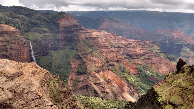 rock - object, waimea, hawaii, kauai, mountain, view, formation, beauty in nature, tranquil scene, rock, environment, no people, top, scenics - nature