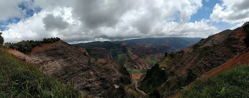 daytime, solid, beauty in nature, tourism, coniferous tree, mountain, hawaii, cloud - sky, 2K, waimea, plant, travel destinations, cloudy, no people, non-urban scene