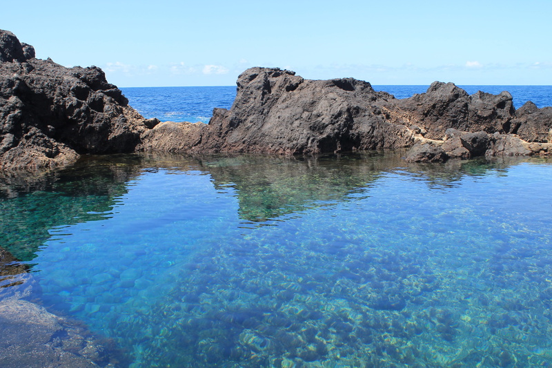 Garachico, tranquility, beauty in nature, rocky coastline, 4K, shallow, scenics, Water, sky, sea, landscape, vacations, scenery, stone, ocean, horizon over water