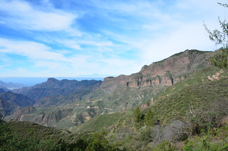 tranquility, land, landscape, tranquil scene, mountains, plant, nature, rock, Gran Canaria, beauty in nature, Spain, 4K, tree, mountain range, mountain