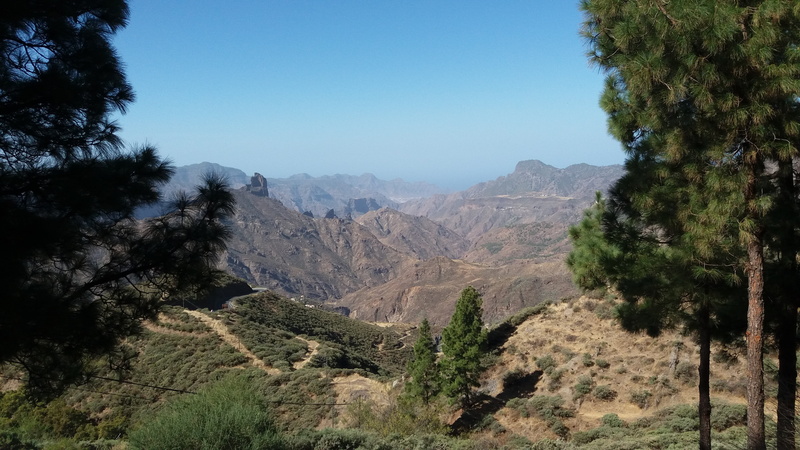 hiking, canary islands, non-urban scene, sunlight, tranquility, formation, no people, beauty in nature, mountain range, coniferous tree, land, tranquil scene