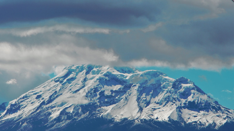 environment, nevado, sky, chimborazo, idyllic, snowcapped mountain, no people, cloud - sky, tranquility, 4K, winter, nature, tranquil scene, volcano, ecuador