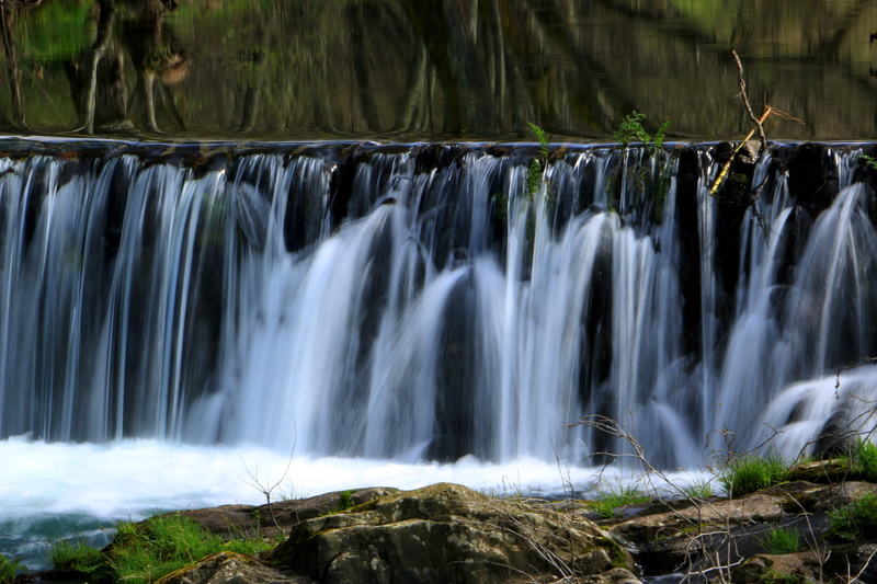 stream, power in nature, flowing, long exposure, nature, plant, waterfall, rio, forest, green Color, land, Oleiros, power, river, blurred motion, 5K, flowing Water