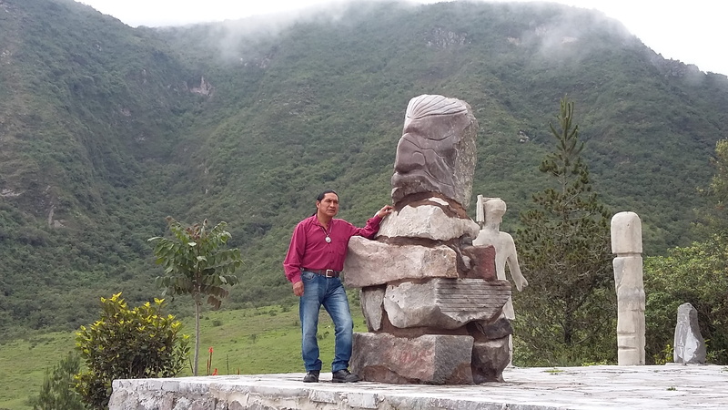 rock, museo templo del sol pintor cristobal ortega maila, museo templo del sol, nature, standing, famosos pintores, two people, leisure activity, casual clothing