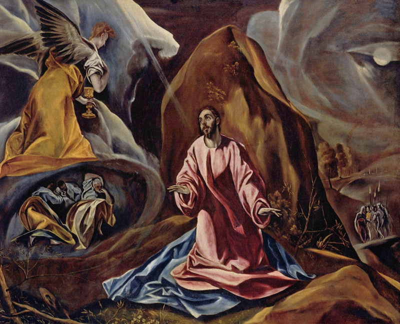 oracion, pintura, huerto, arte, 2K, greco, del