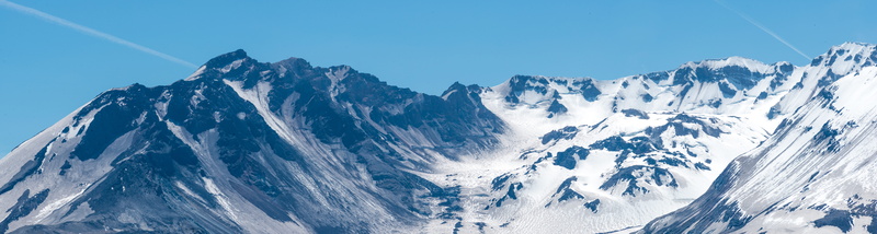 winter, environment, no people, land, washington, landscape, 8K, beauty in nature, travel destinations, blue, mountain peak, volcano, panoramic, sky, cold temperature