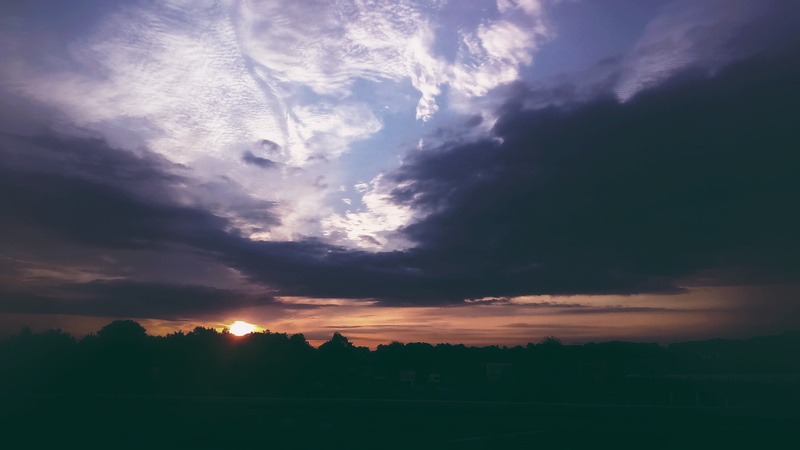 clouds, nature, colourfull, sunrise, 2K