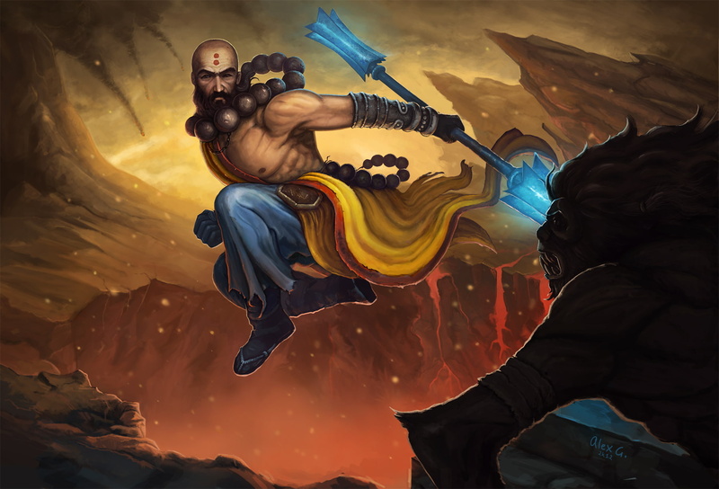 Diablo III, Diablo, 720P, Monk (Diablo III)