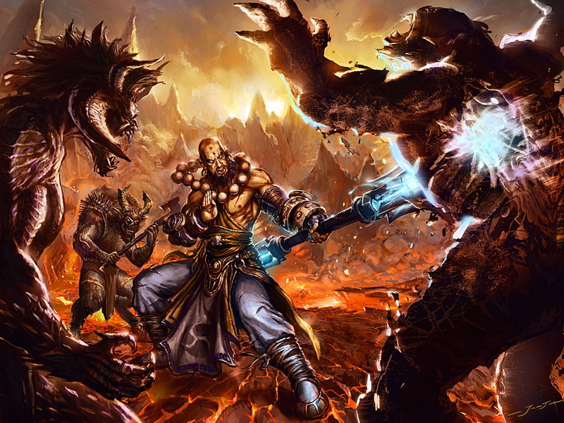 Diablo, Monk (Diablo III), 720P, Diablo III