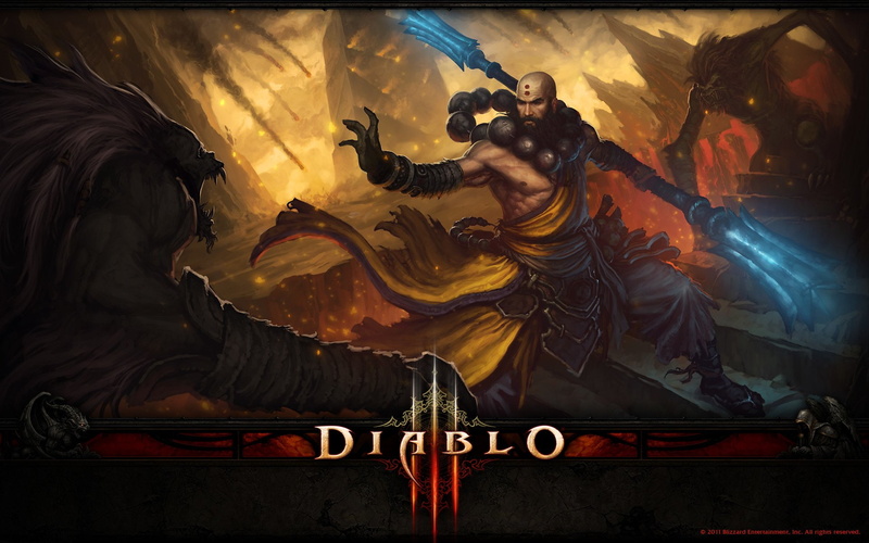 Diablo, Monk (Diablo III), 1080P, Diablo III