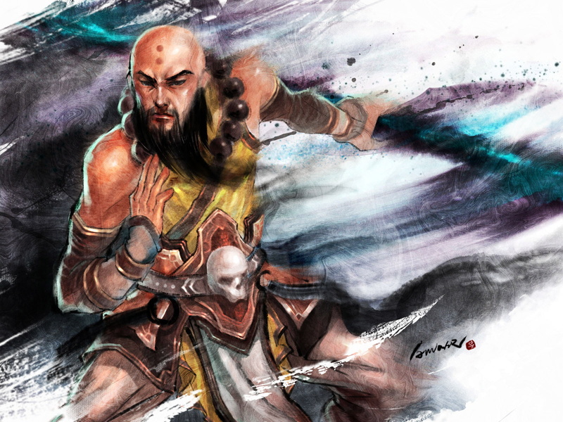 720P, Diablo, Diablo III, Monk (Diablo III)