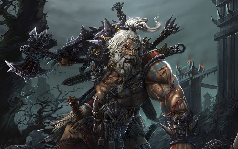 Diablo, Barbarian (Diablo III), 1080P, Diablo III