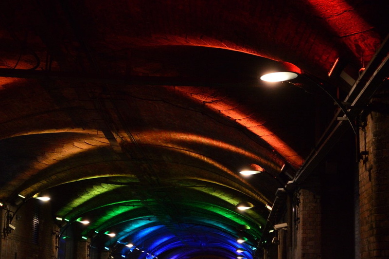 Leeds, tunnel, Colourfull, 720P, Lights, Light Bulb