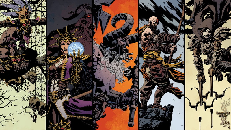 1080P, Demon Hunter (Diablo III), Diablo, Monk (Diablo III), Diablo III, Wizard (Diablo III), Witch Doctor (Diablo III), Barbarian (Diablo III)