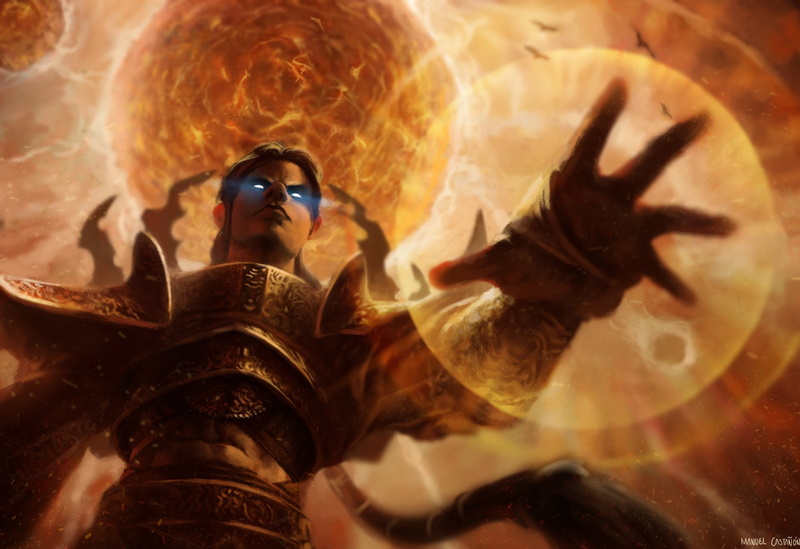 Diablo III, Magic, Diablo, Wizard (Diablo III), 1080P