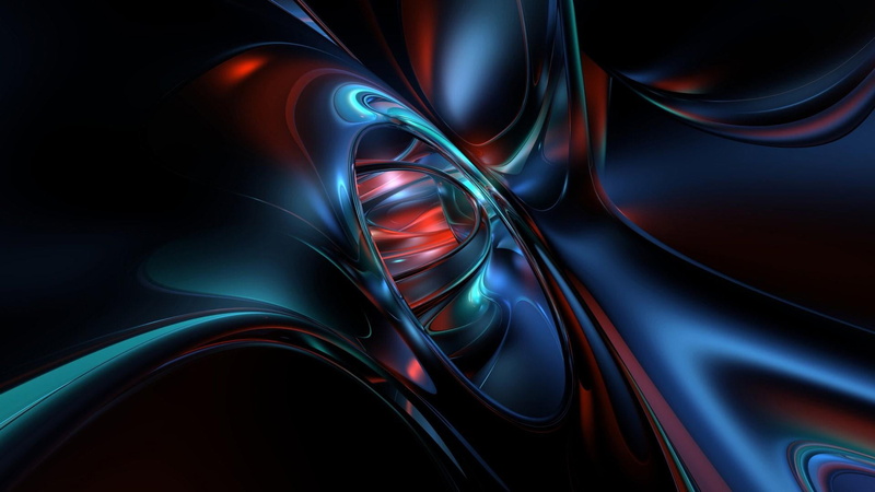 technology, 3d, abstract backgrounds, backgrounds, studio shot, flowing, curve, black background, shape, 1080P, dark, fluid, swirl, abstract, softness