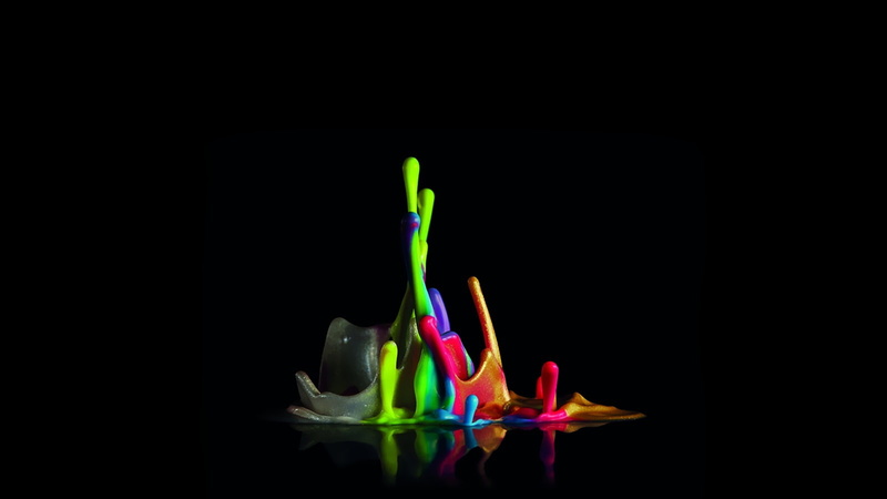 hd, colorful, fluid, art, x, Abstract, architecture, modern, 720P