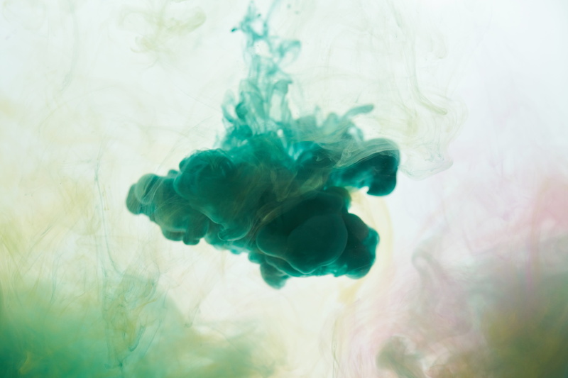 indoors, motion, pattern, beauty in nature, ink, invertebrate, flow, animal wildlife, color, colors, animal, sea, paint, animal themes, painting, close-up