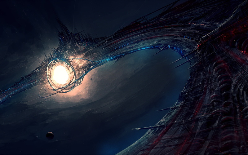 Stargate, 1080P, ChrisCold, Sinister space station