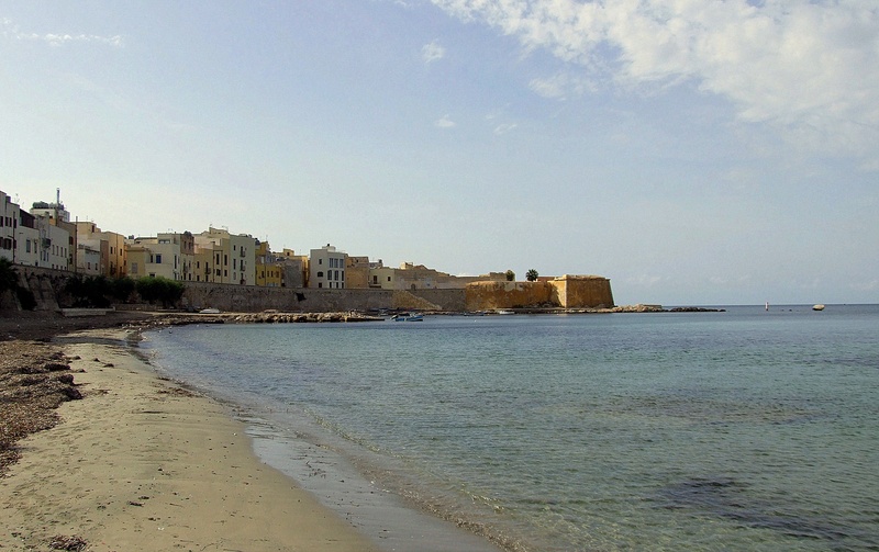 building, architecture, old town, cloud - sky, no people, sand, nature, land, city, sky, coastline, the walls of the, built structure, sea, beach, building exterior