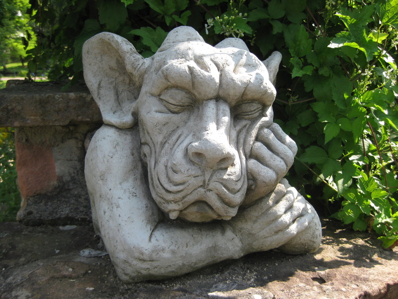 Figure, lion - Feline, gnome, garden figurines, nature, kobold, outdoors, close-up, representation, statue, day, making, solid, creativity, mammal, sunlight