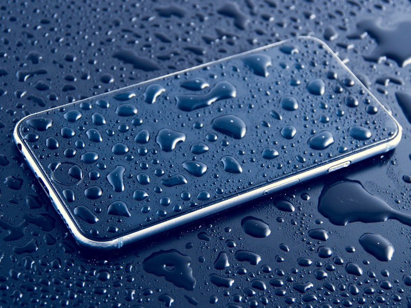 iphone, rainy season, full frame, metallic, purity, studio shot, shiny, clean, equipment, rain, liquid, backgrounds, 4K, drops, close-up, wet, steel, raindrop