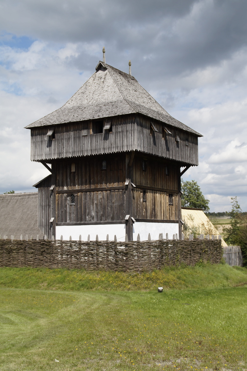 hut, cloud - sky, no People, grass, 5K, day, middle ages, medieval, baden württemberg, reconstructed, old, wooden castle, building Exterior, reconstruction