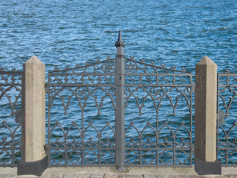 Forge, security, fence, forge, sea, day, Wrought Iron, boundary, outdoors, expensive, craft, beauty in nature, animal themes, art forging, scenics - nature